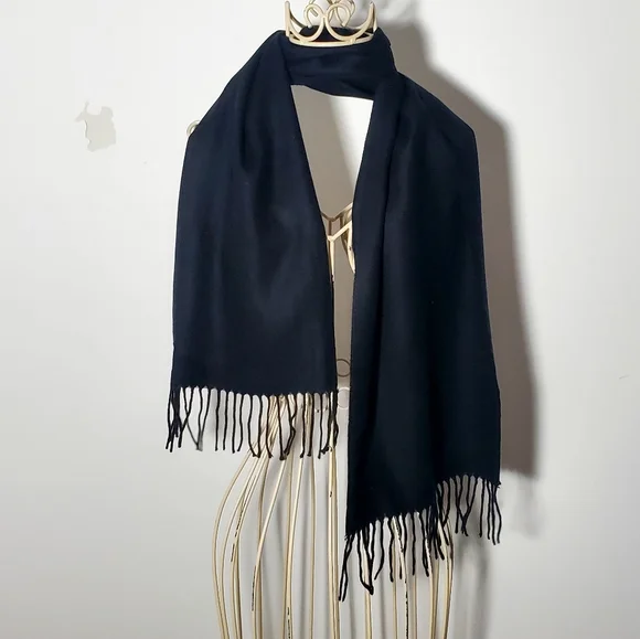 Lord Taylor Accessories Lord Taylor Cashmink Fringed Scarf